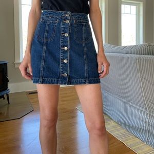 Denim Mini Skirt